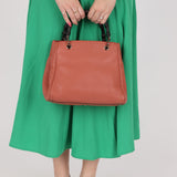 Gucci Calfskin Bamboo Shopper Mini Tote with Strap