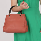Gucci Calfskin Bamboo Shopper Mini Tote with Strap