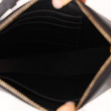 Dior 2023 Black Goatskin Saddle Rodeo Pochette