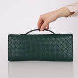 Bottega Veneta Intrecciato Emerald Andiamo Clutch