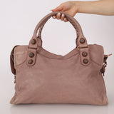 Balenciaga Boi De Rose Agneau Giant 21 City Bag