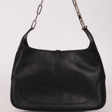 Gucci Leather Paperclip Chain Small Jackie