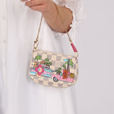 Limited Edition Louis Vuitton 2021 Damier Azur Hollywood Animation Mini Pochette