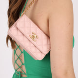 Chanel Caviar Camellia Mini Flap Bag