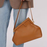 Fendi Cognac Medium First Clutch