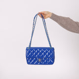 Chanel 2014 Patent Medium Turnlock Single Flap Bag