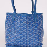 Goyard Anjou Sky Blue Mini Reversible Leather Tote