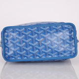 Goyard Anjou Sky Blue Mini Reversible Leather Tote