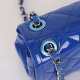 Chanel 2014 Patent Medium Turnlock Single Flap Bag