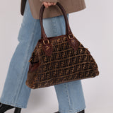 Fendi Zucca Chenille Star Etnico Tote