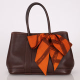 Rare Hermès 2005 Havana Swift and Bolduc Neo Garden Party 23 with Twilly