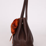 Rare Hermès 2005 Havana Swift and Bolduc Neo Garden Party 23 with Twilly