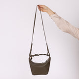 Loewe Dark Khaki Green Mini Hammock Hobo