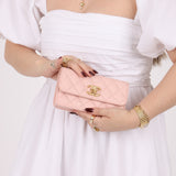 Chanel Caviar Camellia Mini Flap Bag