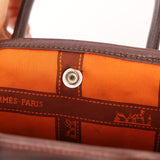 Rare Hermès 2005 Havana Swift and Bolduc Neo Garden Party 23 with Twilly