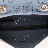 Chanel 2019 Logo Flap Bag with Chanel Tweed Pouch