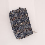 Chanel 2019 Logo Flap Bag with Chanel Tweed Pouch