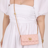Chanel Caviar Camellia Mini Flap Bag