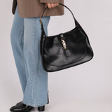 Gucci Black Leather Jackie Bag