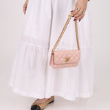 Chanel Caviar Camellia Mini Flap Bag