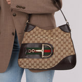 Gucci GG Canvas Hasler Hobo