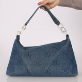 Chanel 2002 Denim Logo Shoulder Bag