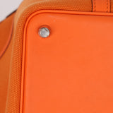 Limited Edition Hermès 2023 Orange Toile Goeland Swift Cargo Picotin 18 PHW