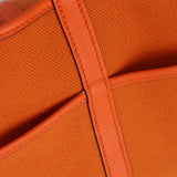 Limited Edition Hermès 2023 Orange Toile Goeland Swift Cargo Picotin 18 PHW