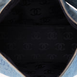 Chanel 2002 Denim Logo Shoulder Bag