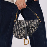 Dior 2020 Oblique Mini Saddle Bag