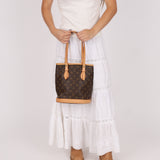 Louis Vuitton Monogram Petit Bucket Bag with Mini Pochette