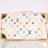 Limited Edition Louis Vuitton x Takashi Murakami Multicolor Monogram Blanc Speedy 30