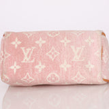 Limited Edition Louis Vuitton Denim Pink Nano Speedy w/ Strap