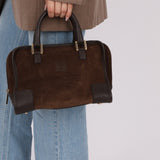 Loewe Brown Suede Amazona Bag