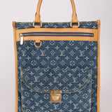 Louis Vuitton Denim Monogram Sac Plat