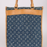 Louis Vuitton Denim Monogram Sac Plat