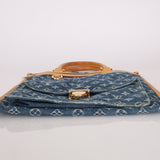 Louis Vuitton Denim Monogram Sac Plat