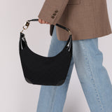 Gucci GG Canvas Clasp Shoulder Bag
