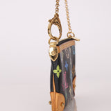Limited Edition Louis Vuitton x Takashi Murakami Multicolor Noir Milla Pochette