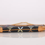 Limited Edition Louis Vuitton x Takashi Murakami Multicolor Noir Milla Pochette