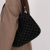 Gucci GG Suede Bucket Bag