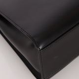Discontinued Hermès 1988 Noir Box Kelly Sport 20 PM GHW