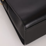 Discontinued Hermès 1988 Noir Box Kelly Sport 20 PM GHW