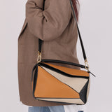 Loewe Calfskin Tricolor Medium Puzzle