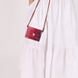 Ultra-Rare Chanel 2020 Crystal Mini Ombre Flap Bag