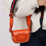 Gucci 1955 Orange Horsebit Mini Shoulder Bag