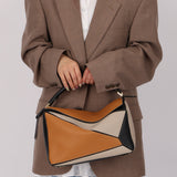 Loewe Calfskin Tricolor Medium Puzzle