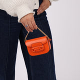 Gucci 1955 Orange Horsebit Mini Shoulder Bag