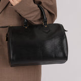 Louis Vuitton Black Epi Speedy Bag