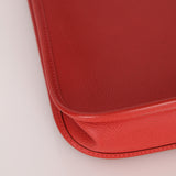 Rare Hermès 2005 Rouge Casaque Epsom Evelyne Short Strap TPM PHW